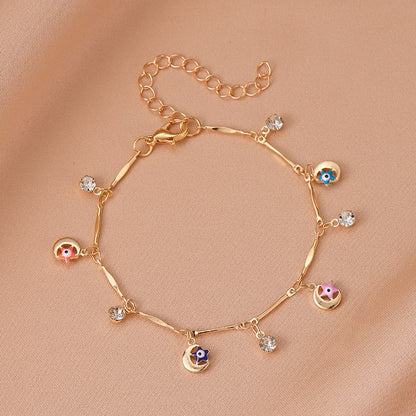 Jednoduchý náramek Evil eye