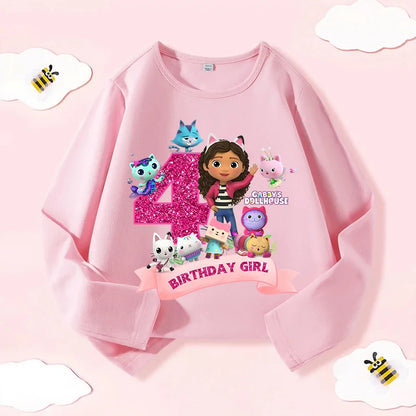 Narozeninové triko Gabby Dollhouse