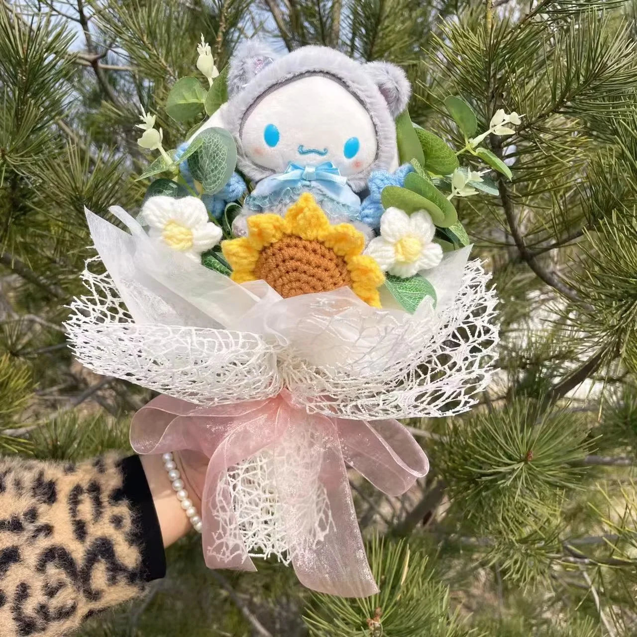 Plyšová kytice Sanrio