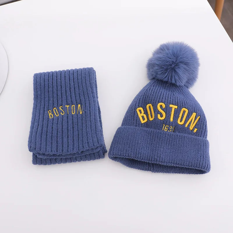 Set čepice a šály Boston