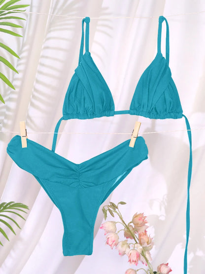 Jednobarevné bikiny