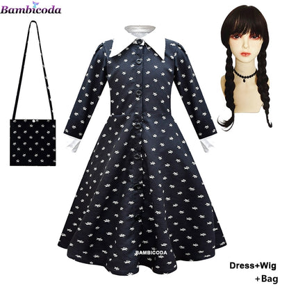 Dívčí kostým Wednesday