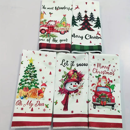 Set vánočních útěrek 5 ks