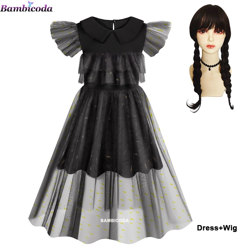 Dívčí kostým Wednesday