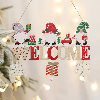 Dřevěná dekorace Christmas