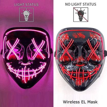 Neonová Led maska