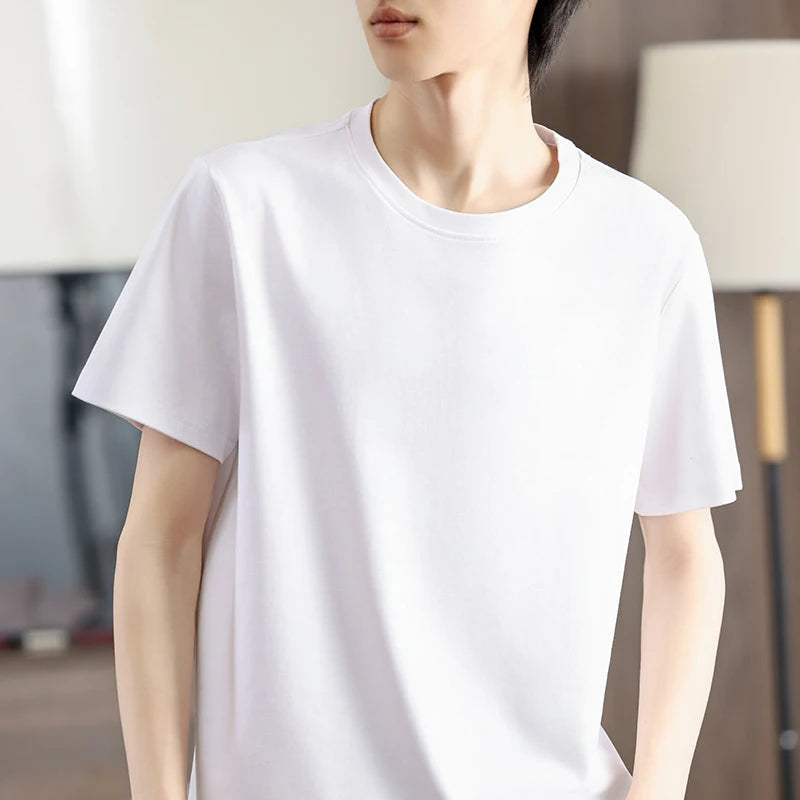 Pánské bavlněné triko s krátkým rukávem