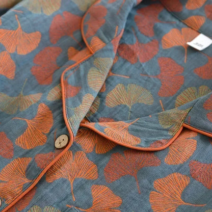 Dámské pohodlné pyžamo se vzorem