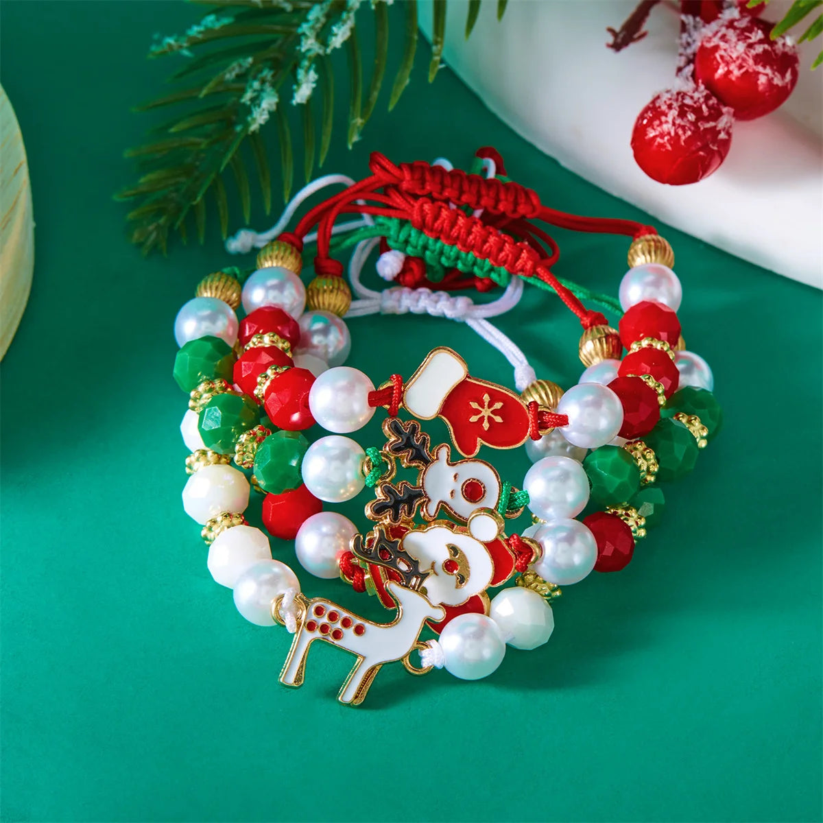 Vánoční set náramků
