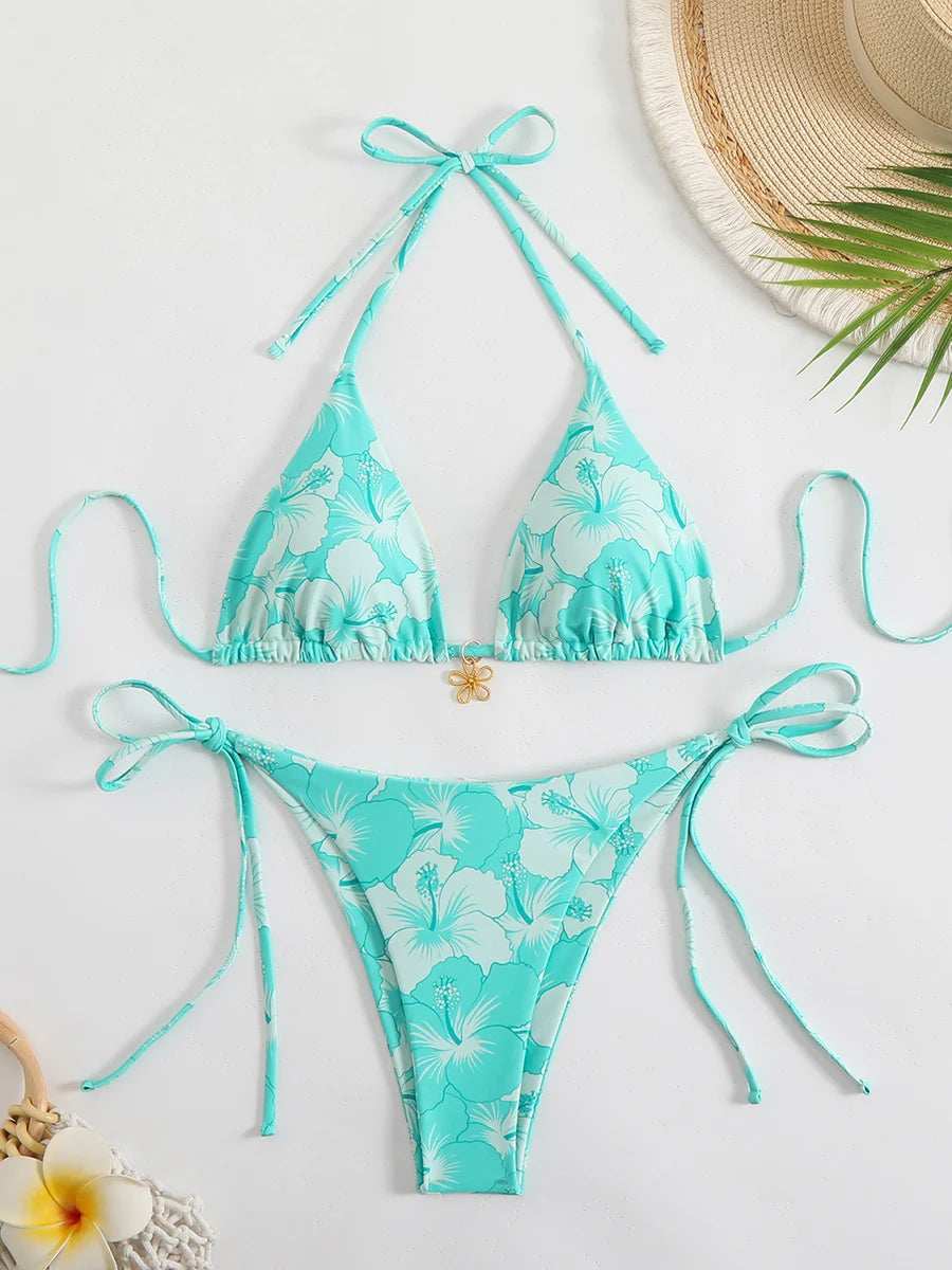 Dámské sexy bikiny se vzorem