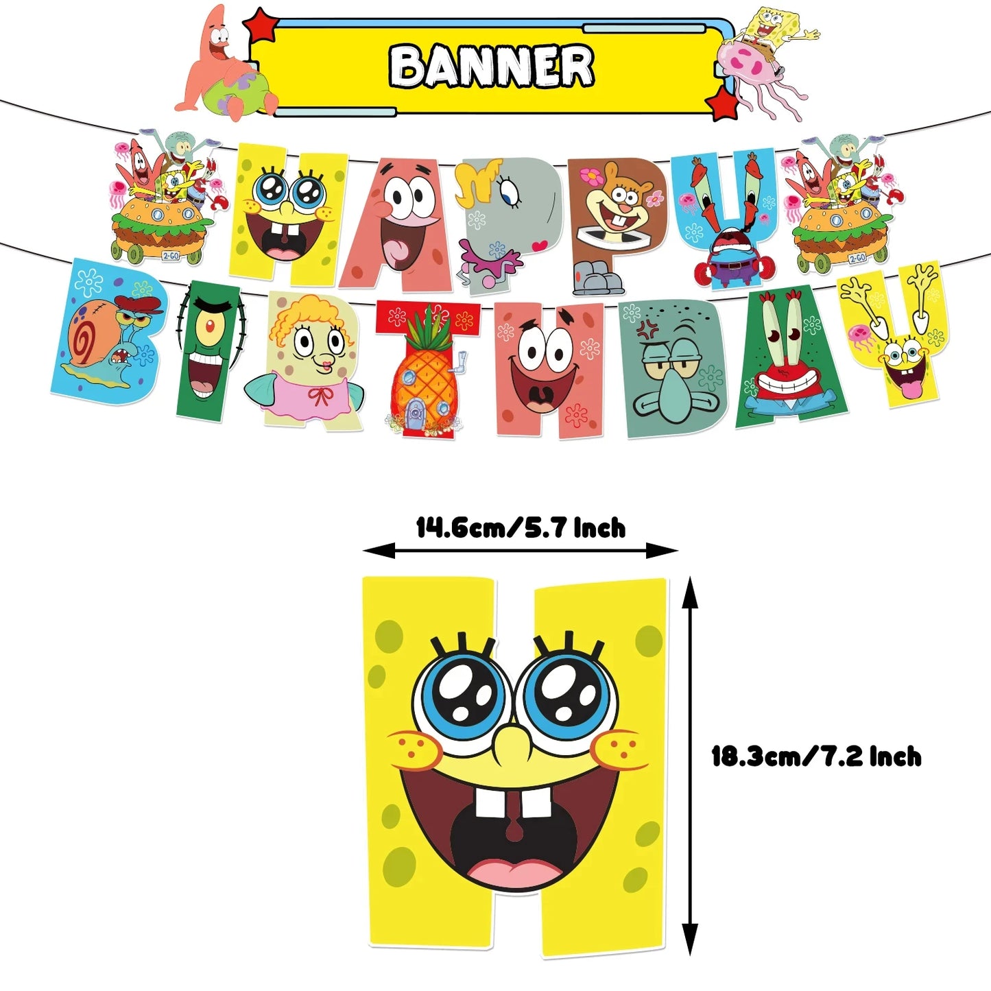Doplňky na oslavu Spongebob