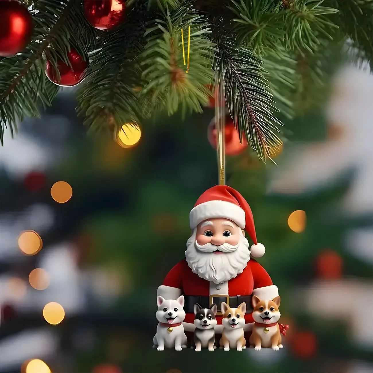 Vánoční 2D dekorace Zvířátka