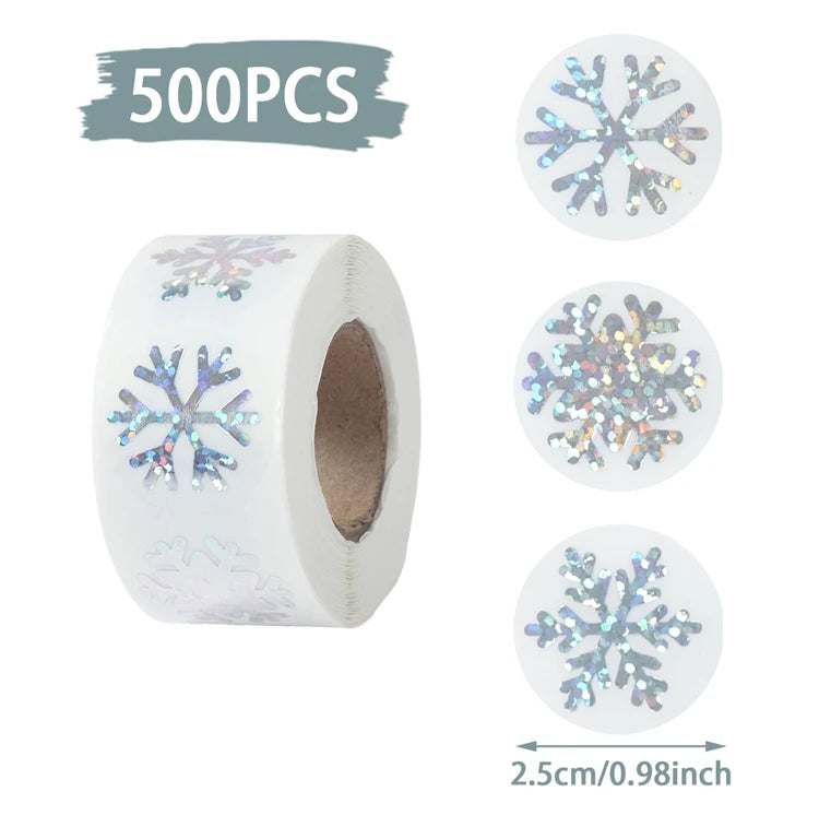 Vánoční samolepky 500 ks