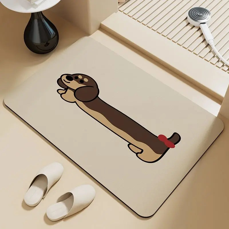 Předložka do koupelny Dachshund