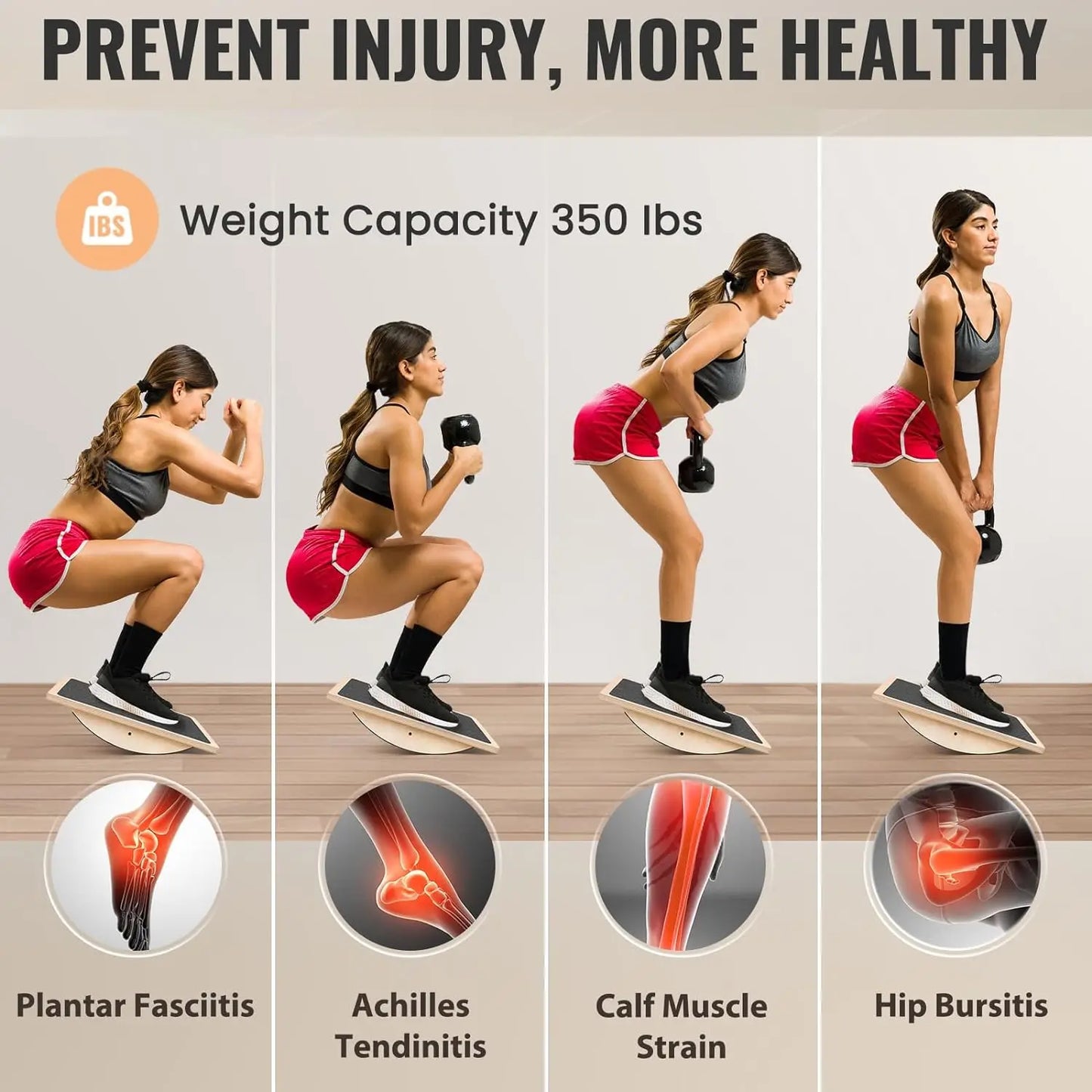 Dřevěná balanční deska