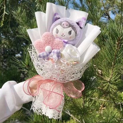 Plyšová kytice Sanrio