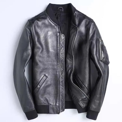 Pánský kožený bomber