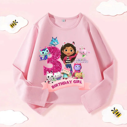 Narozeninové triko Gabby Dollhouse