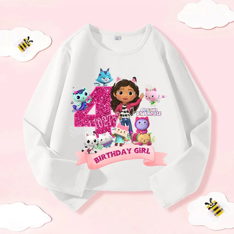 Narozeninové triko Gabby Dollhouse