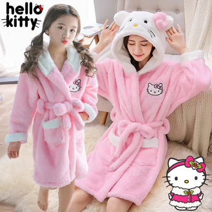 Dámský a dívčí župan Hello Kitty