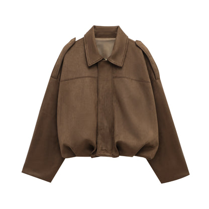 Dámská suede bunda