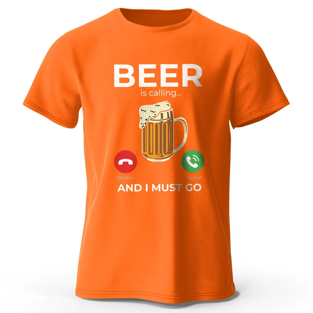 Pánské triko Beer Is Calling