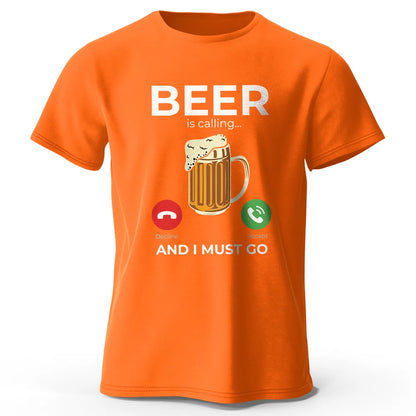 Pánské triko Beer Is Calling