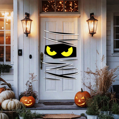 Dekorace na dveře na Halloween