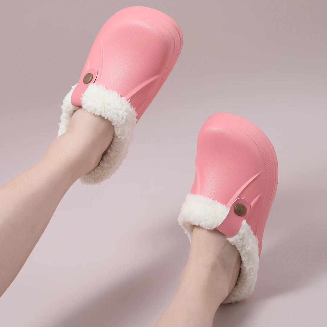 Unisex zateplené pantofle