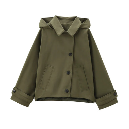 Dámský krátký trenchcoat