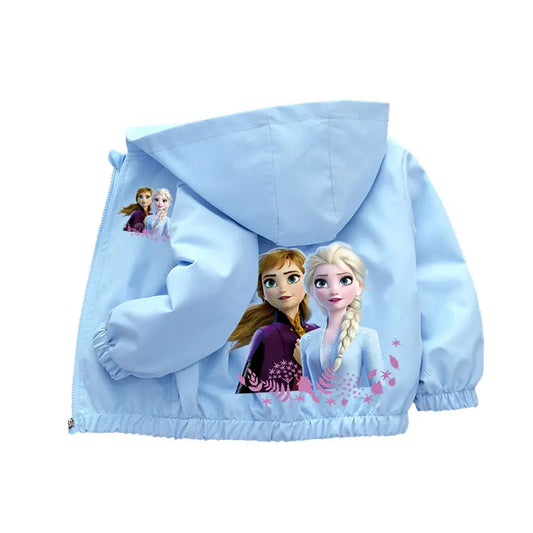 Dívčí bunda Frozen s kapucí