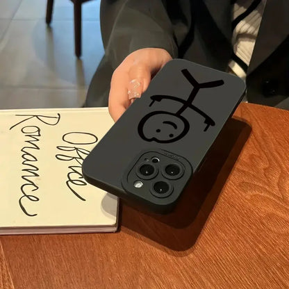 Kryt na IPhone s prostředníčkem