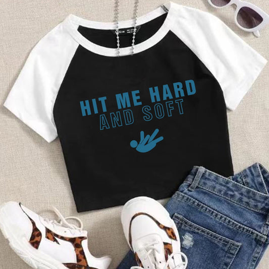 Dámský croptop Hit Me Hard and Soft