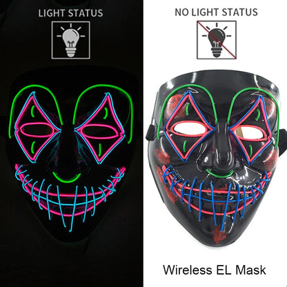 Neonová Led maska