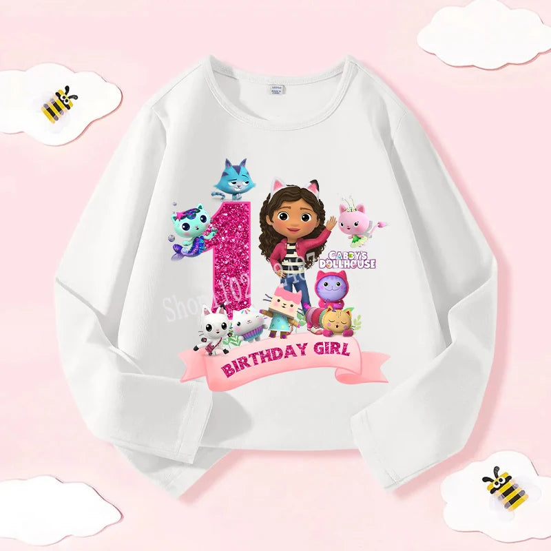 Narozeninové triko Gabby Dollhouse