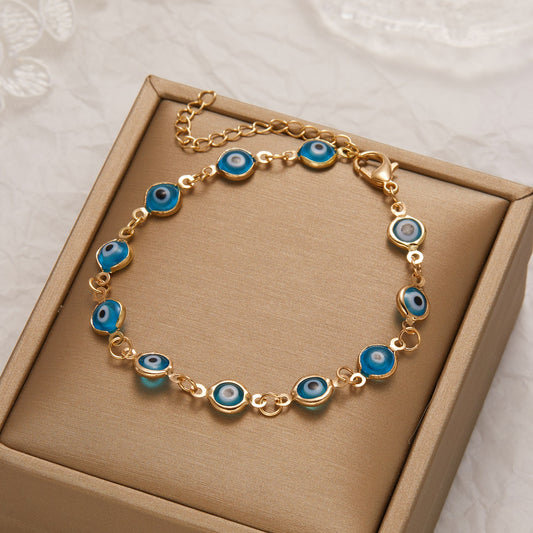 Jednoduchý náramek Evil eye