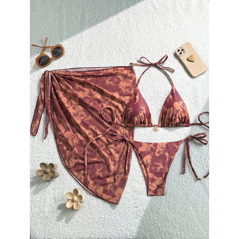 Dámské sexy bikiny se vzorem