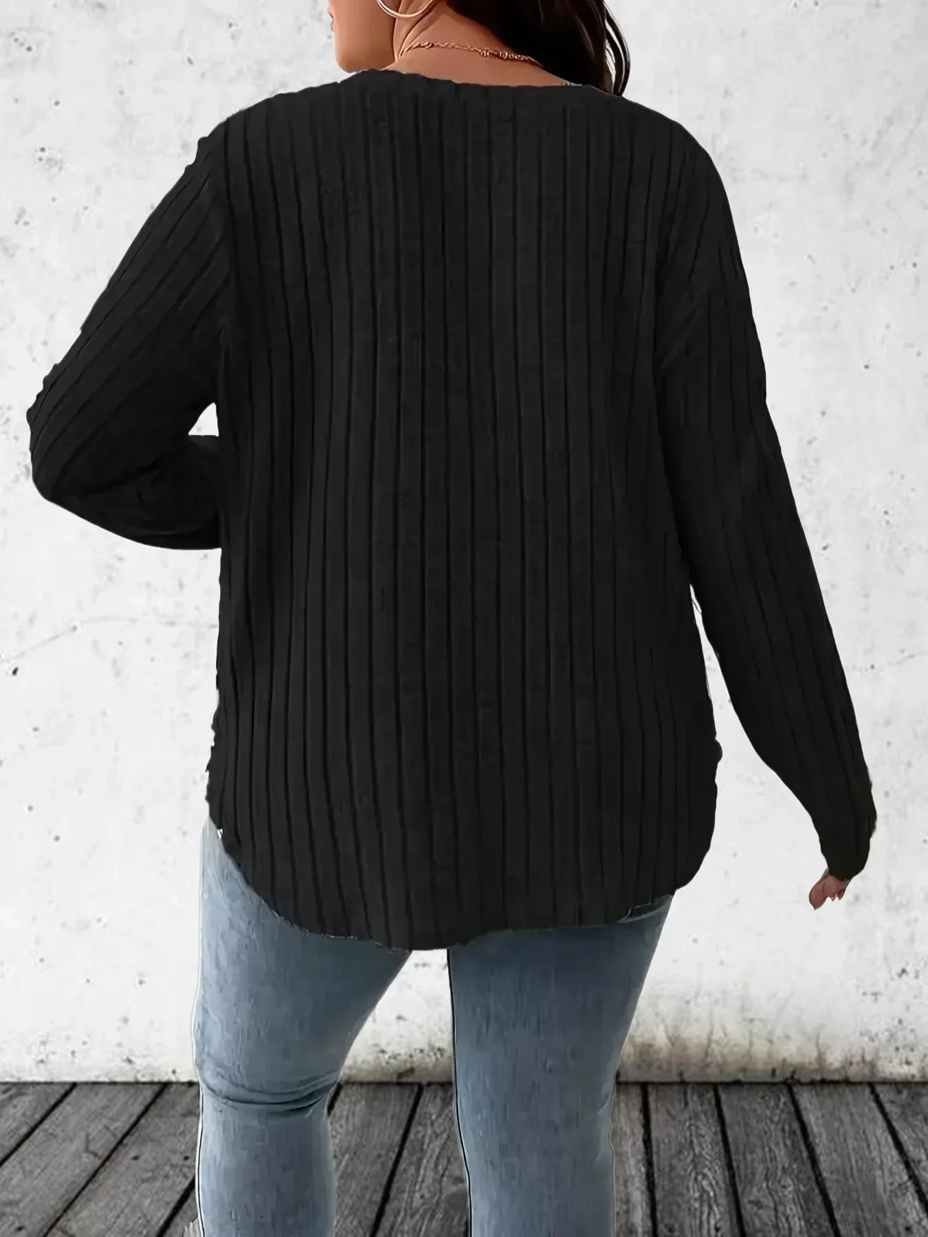 Dámský plus size svetřík