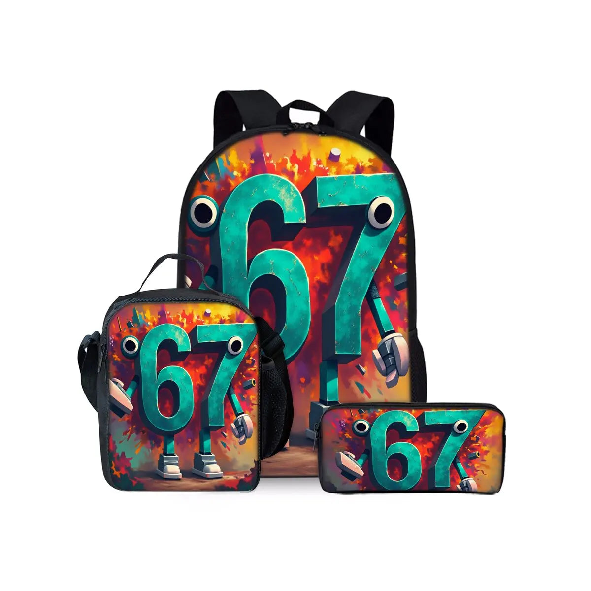 Set školního batohu 67