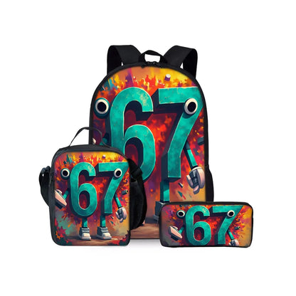 Set školního batohu 67