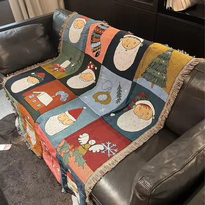 Vánoční vintage deka