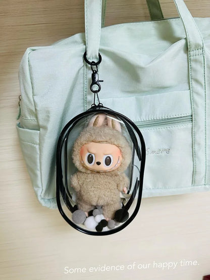 Transparentní taška na Labubu