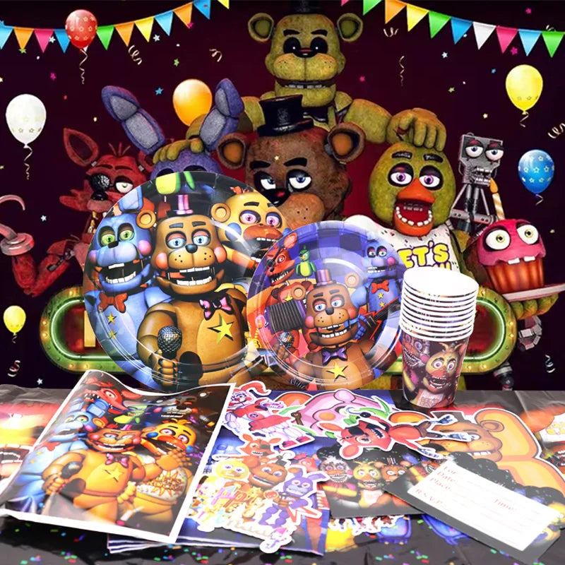 Doplňky na oslavu FIve Night At Freddys