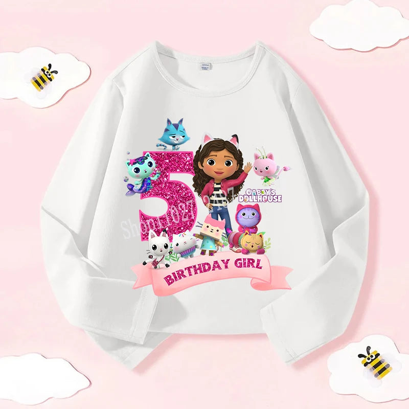 Narozeninové triko Gabby Dollhouse