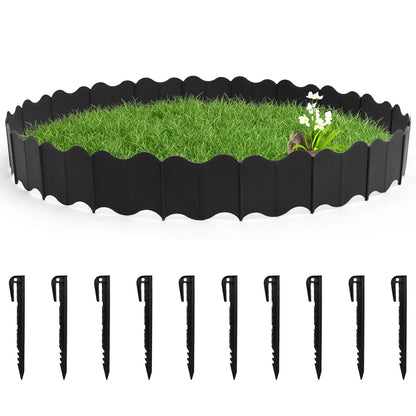 Plastový zahradní plot 3 m