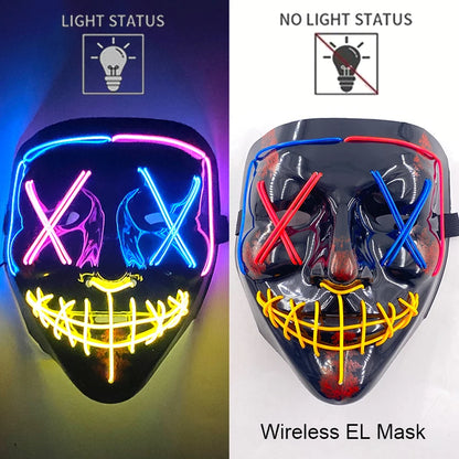 Neonová Led maska