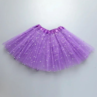 Dívčí tutu sukně se třpytem