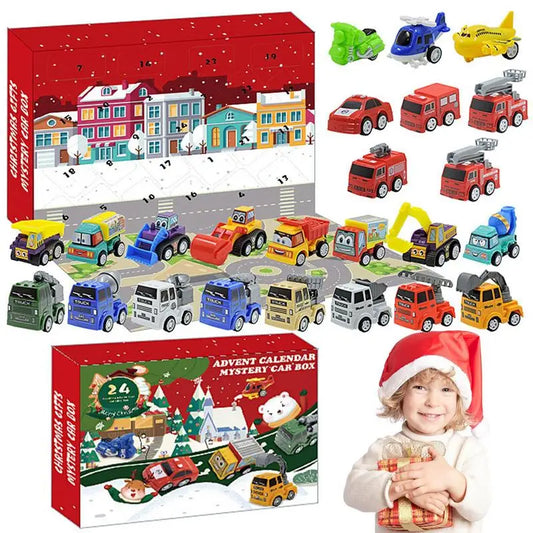 Adventní kalendář s autíčky