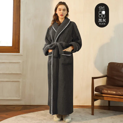 Unisex fleece župan