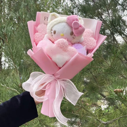 Plyšová kytice Sanrio
